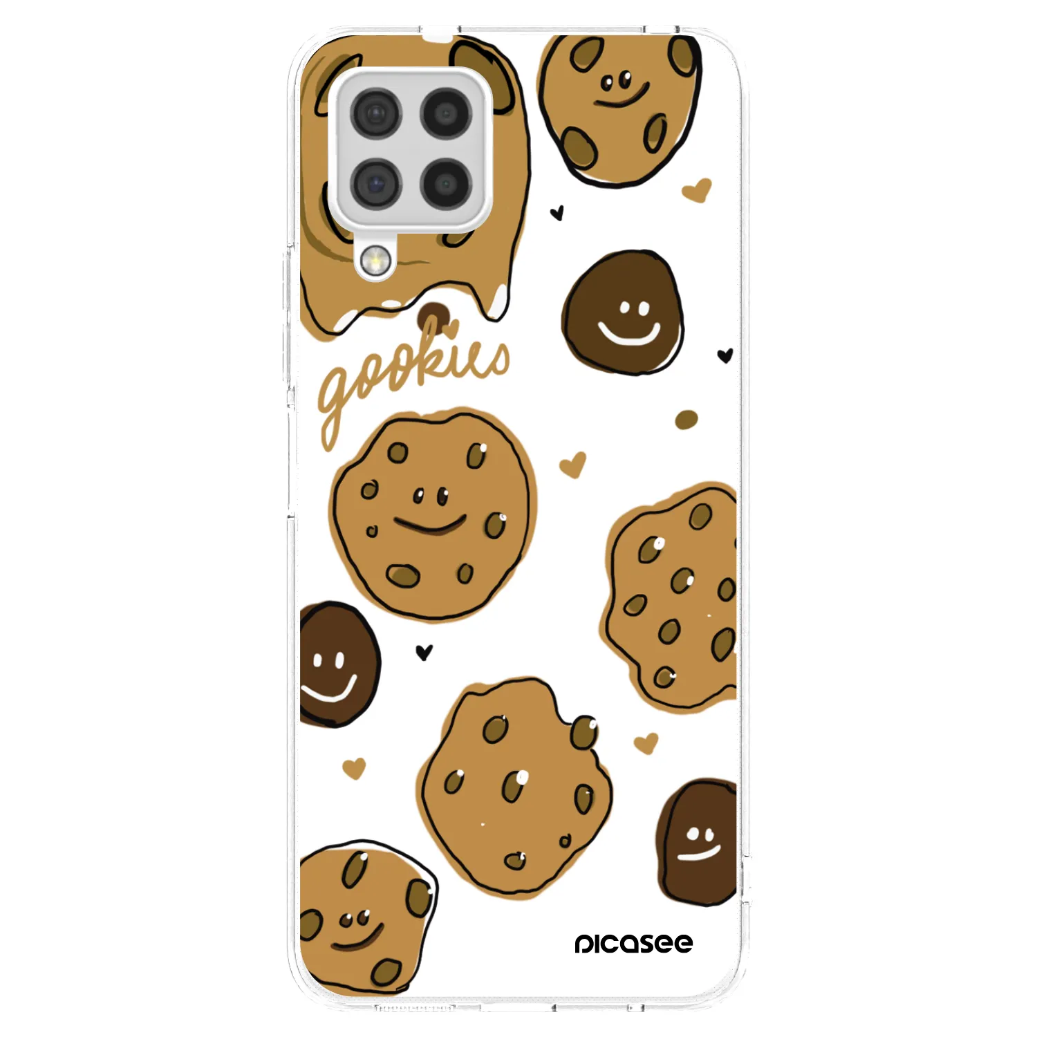 Picasee silikonowe przeźroczyste etui na Samsung Galaxy A22 A225F 4G - Gookies