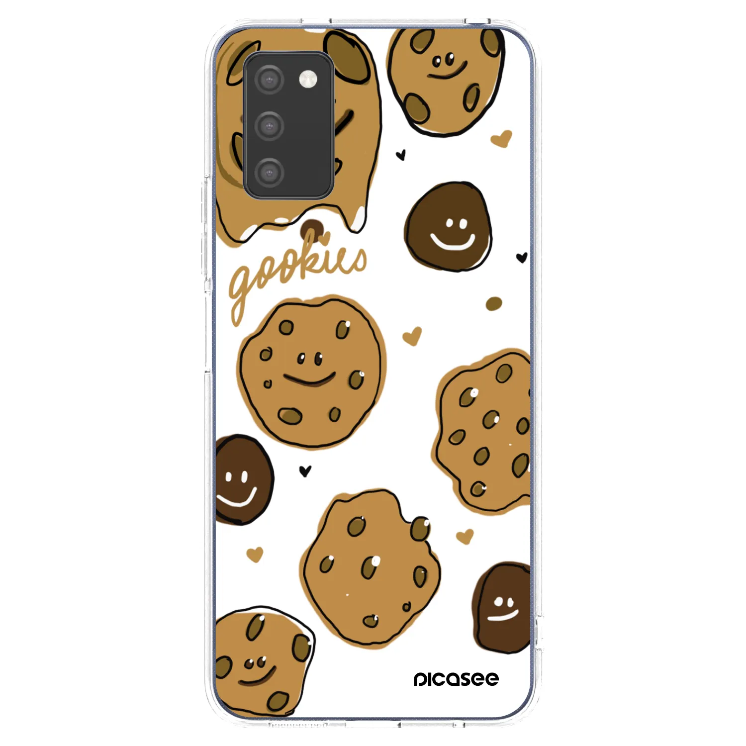 Picasee silikonowe przeźroczyste etui na Samsung Galaxy A03s A037G - Gookies