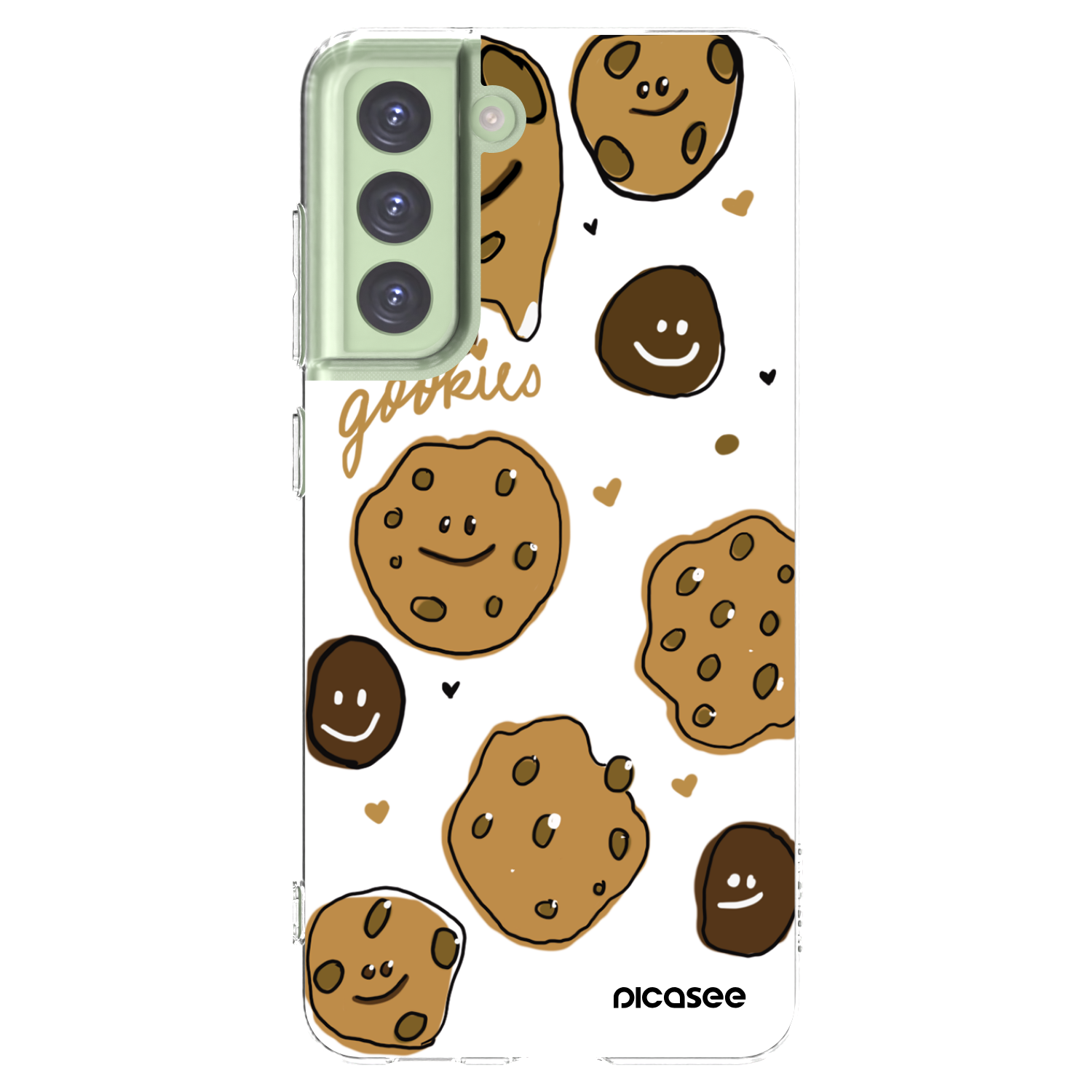 Picasee silikonowe przeźroczyste etui na Samsung Galaxy S21 FE 5G - Gookies
