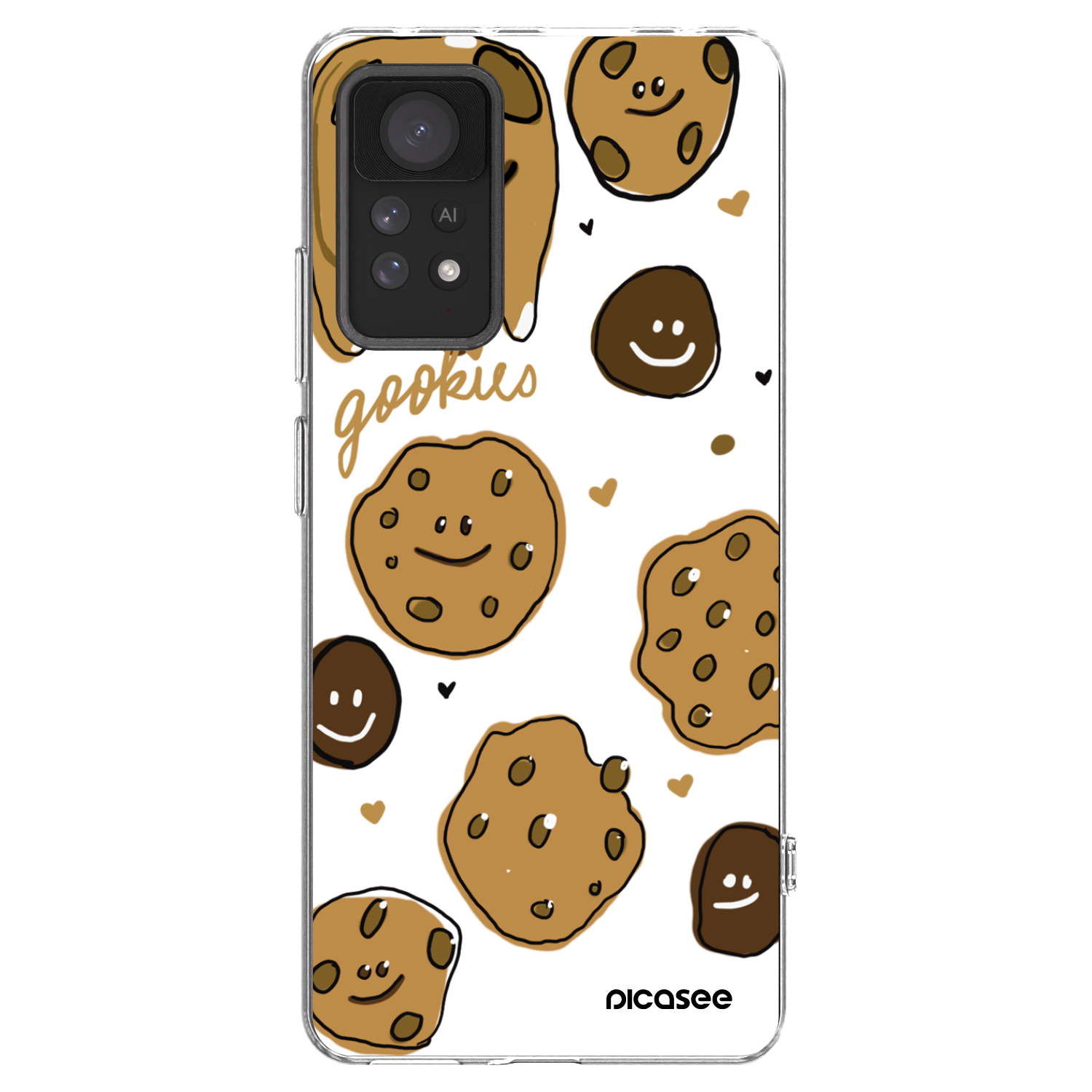 Picasee silikonowe przeźroczyste etui na Xiaomi Redmi Note 11 Pro 5G - Gookies