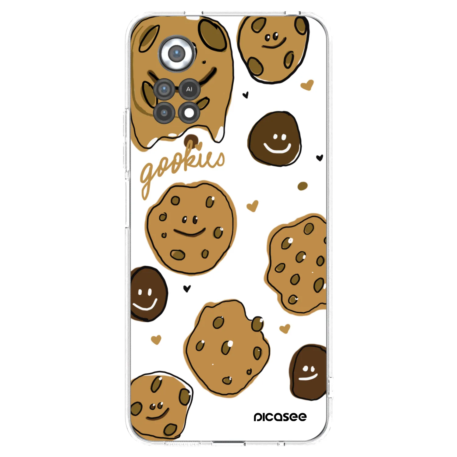 Picasee silikonowe przeźroczyste etui na Xiaomi Poco X4 Pro 5G - Gookies