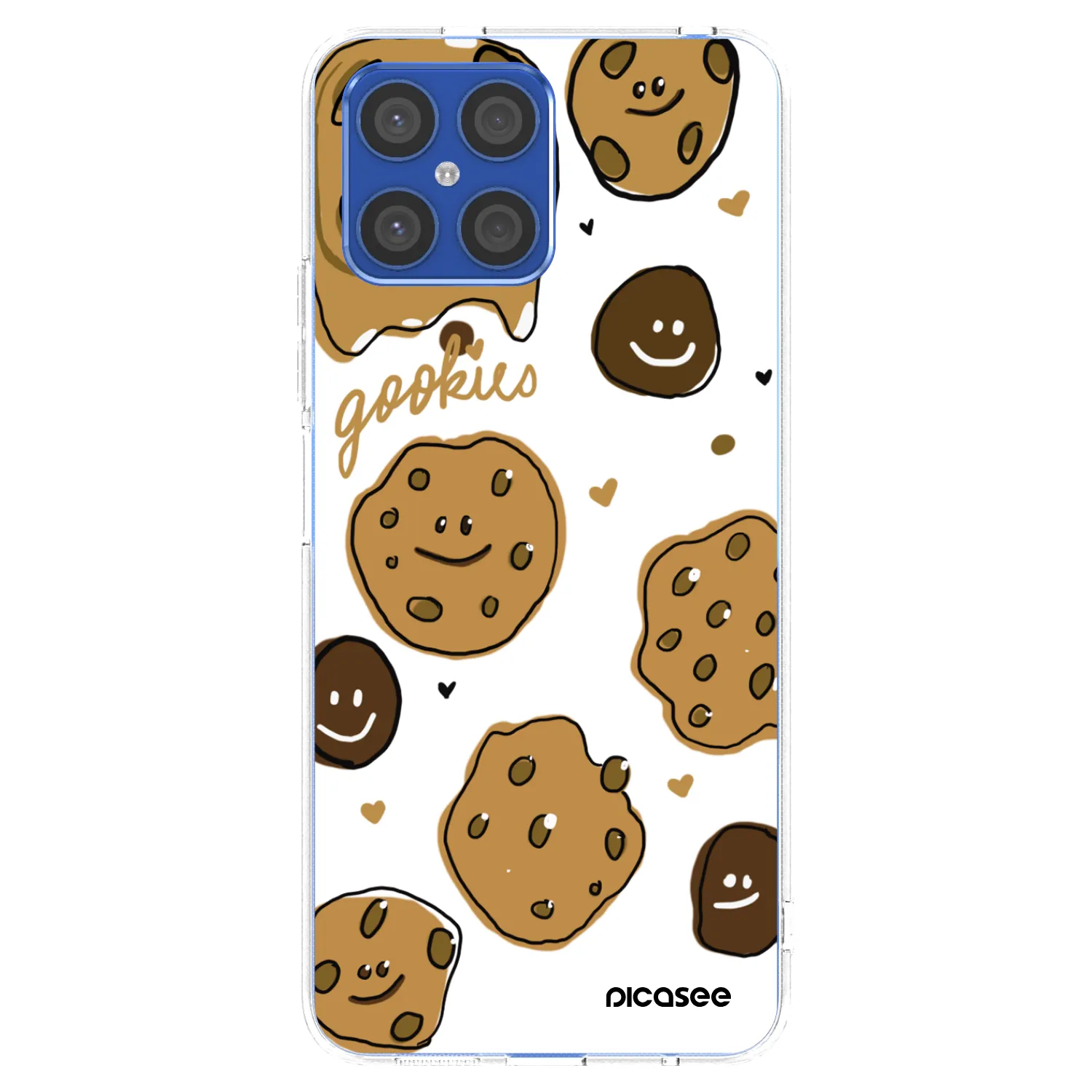 Picasee silikonowe przeźroczyste etui na Honor X8 4G - Gookies