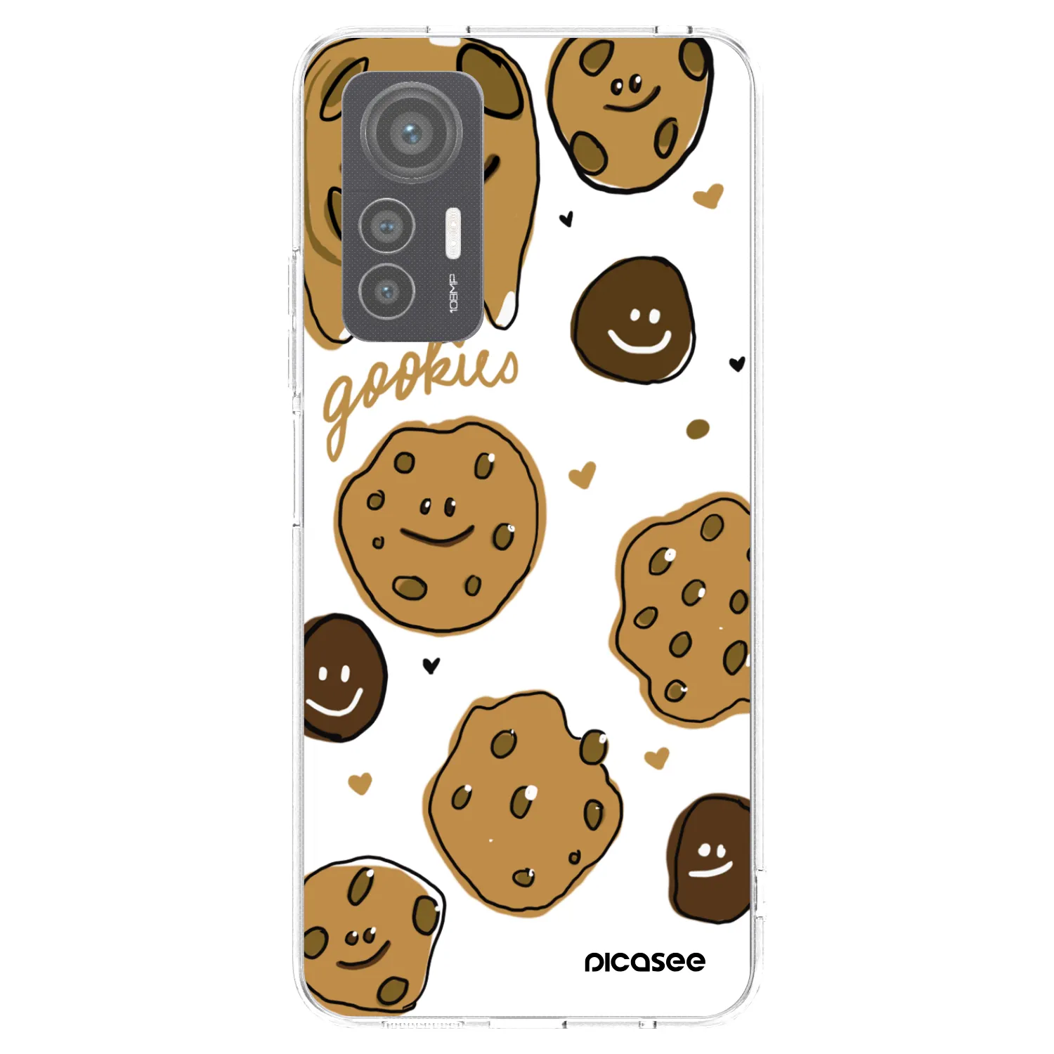 Picasee silikonowe przeźroczyste etui na Xiaomi 12 Lite - Gookies
