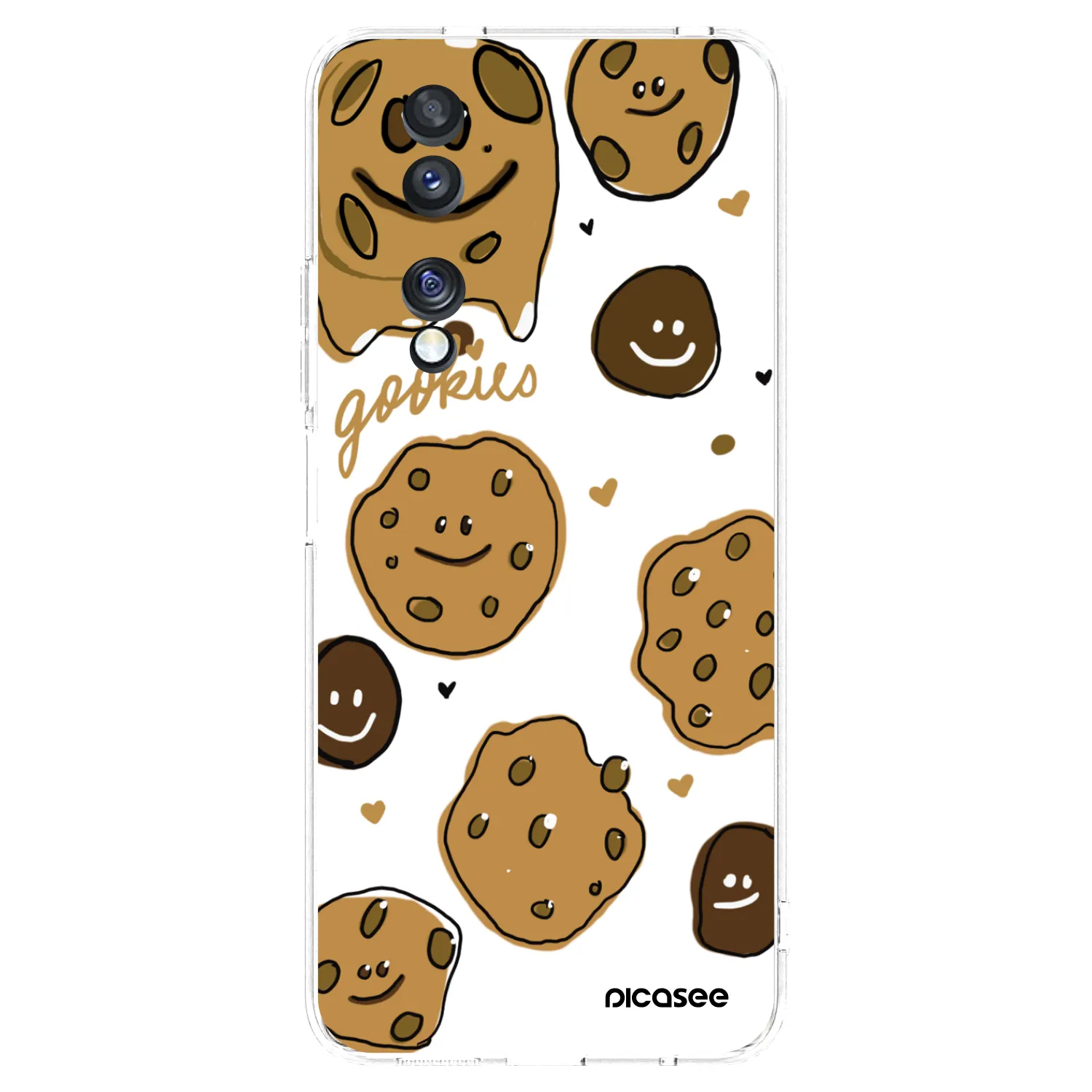 Picasee silikonowe przeźroczyste etui na Honor 70 - Gookies