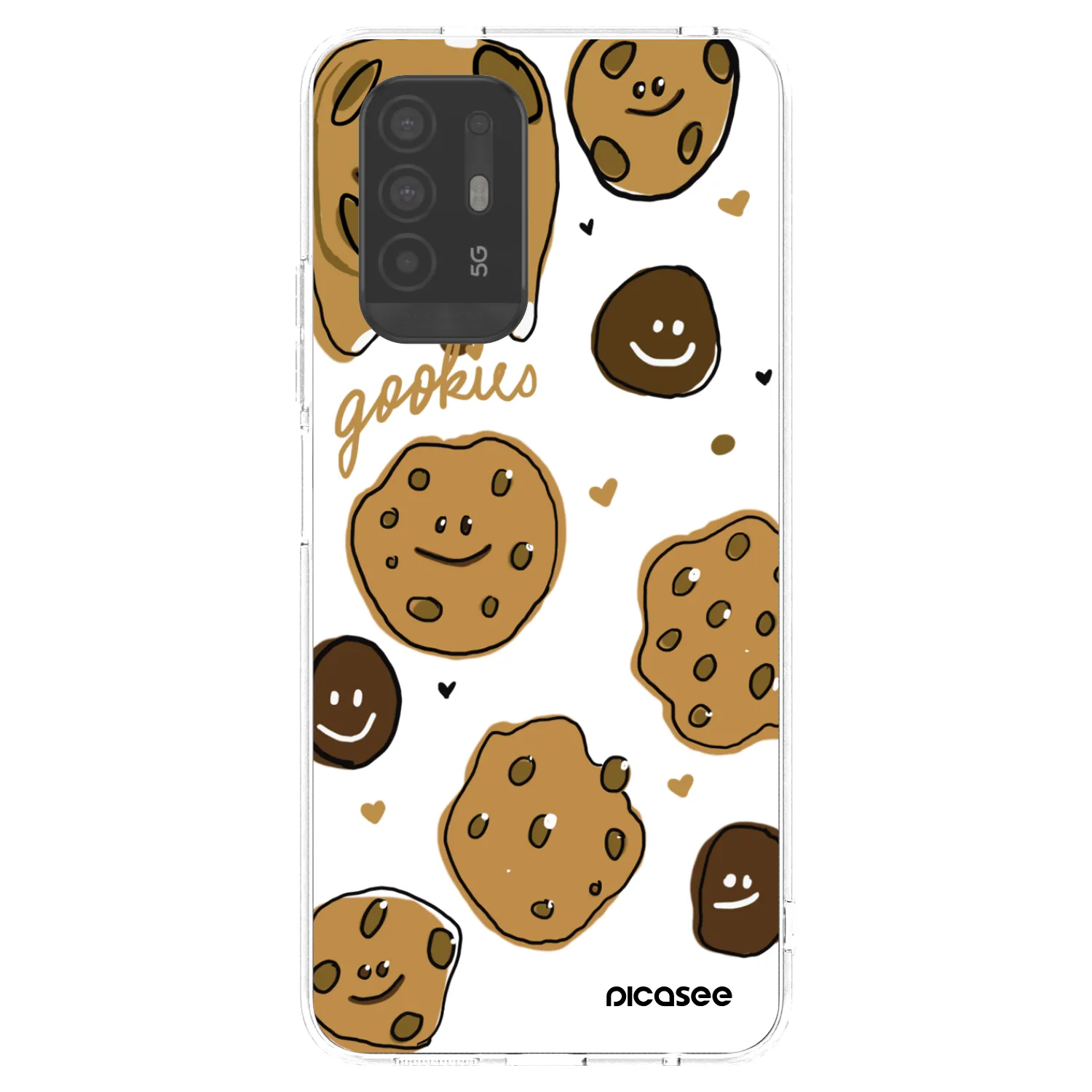 Picasee silikonowe przeźroczyste etui na OPPO A94 5G - Gookies