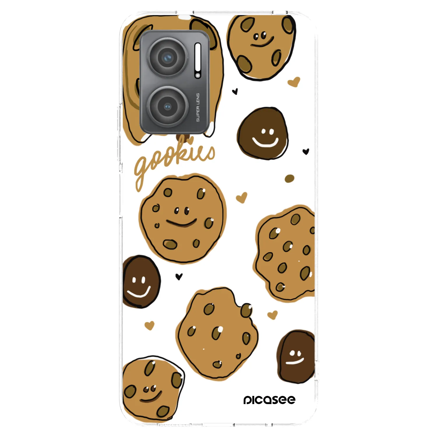 Picasee silikonowe przeźroczyste etui na Xiaomi Redmi 10 5G - Gookies