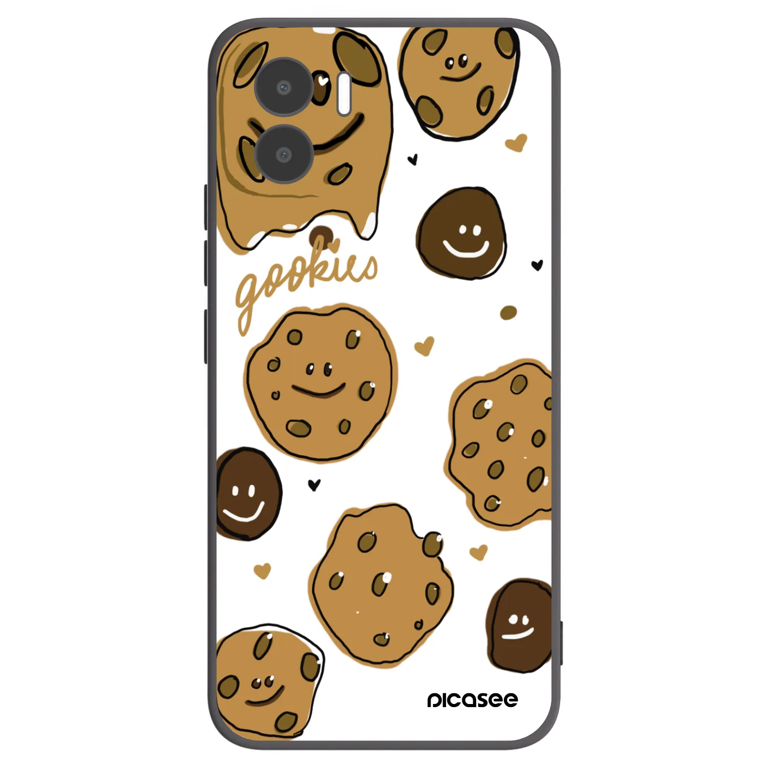 Picasee silikonowe czarne etui na Xiaomi Redmi A1 - Gookies
