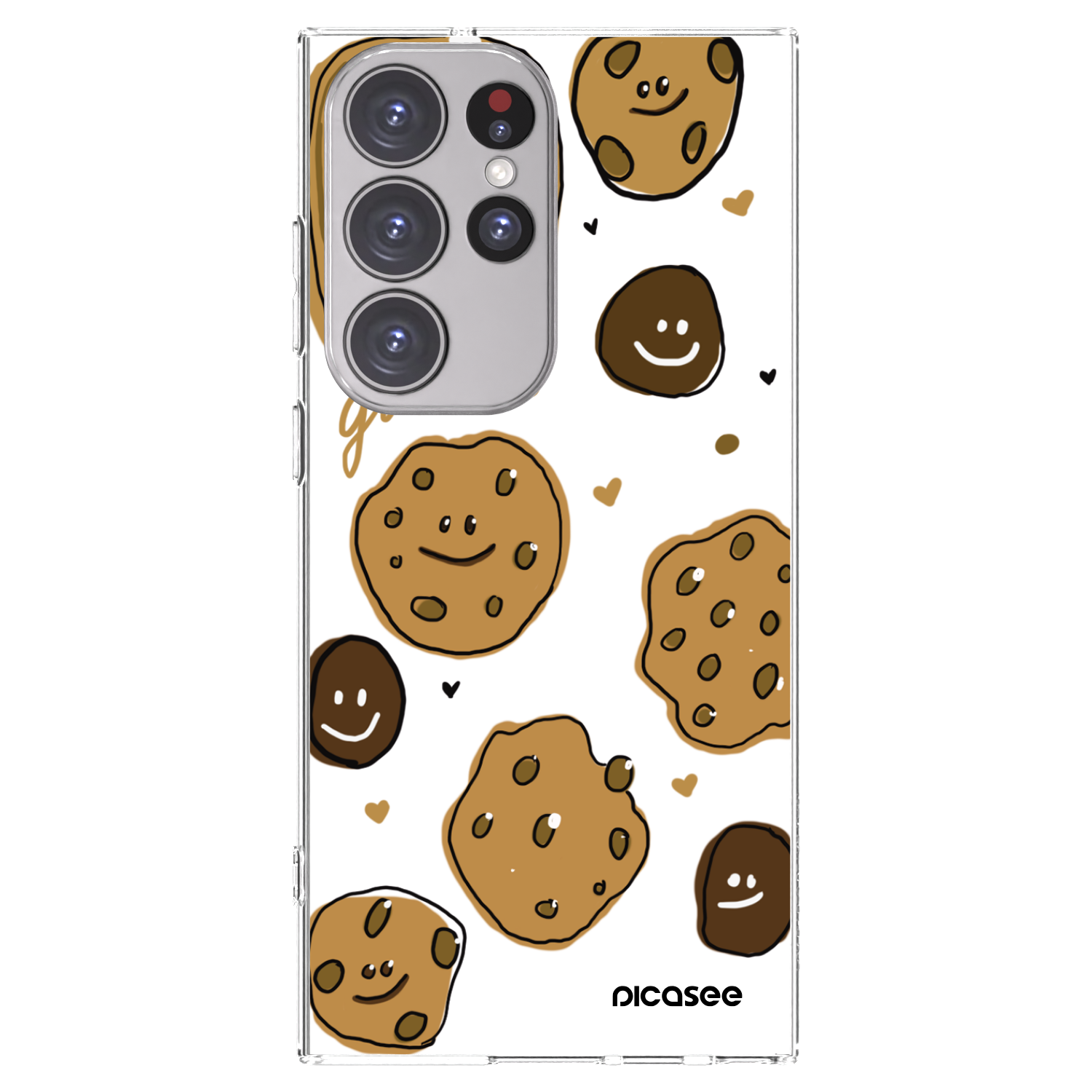 Picasee silikonowe przeźroczyste etui na Samsung Galaxy S23 Ultra 5G - Gookies