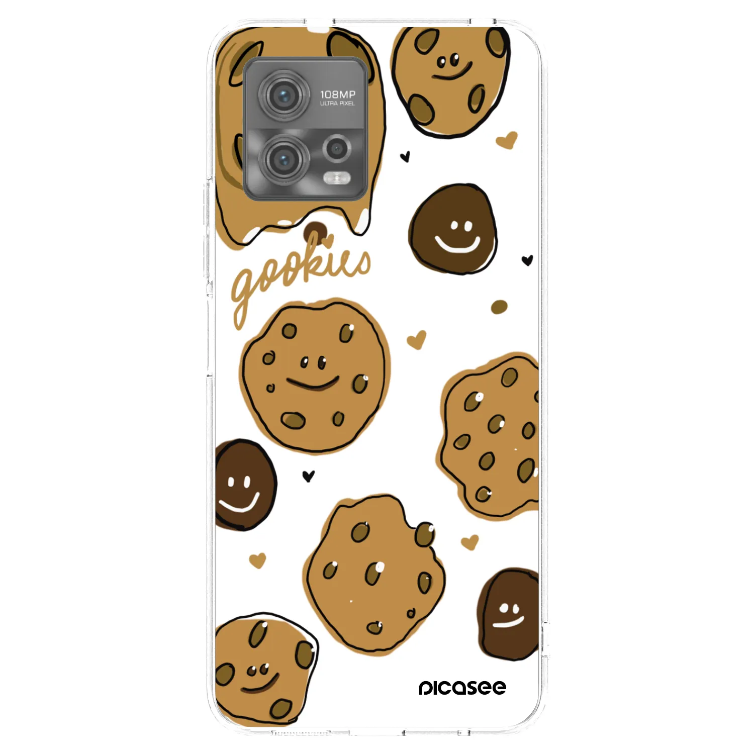 Picasee silikonowe przeźroczyste etui na Motorola Moto G72 - Gookies