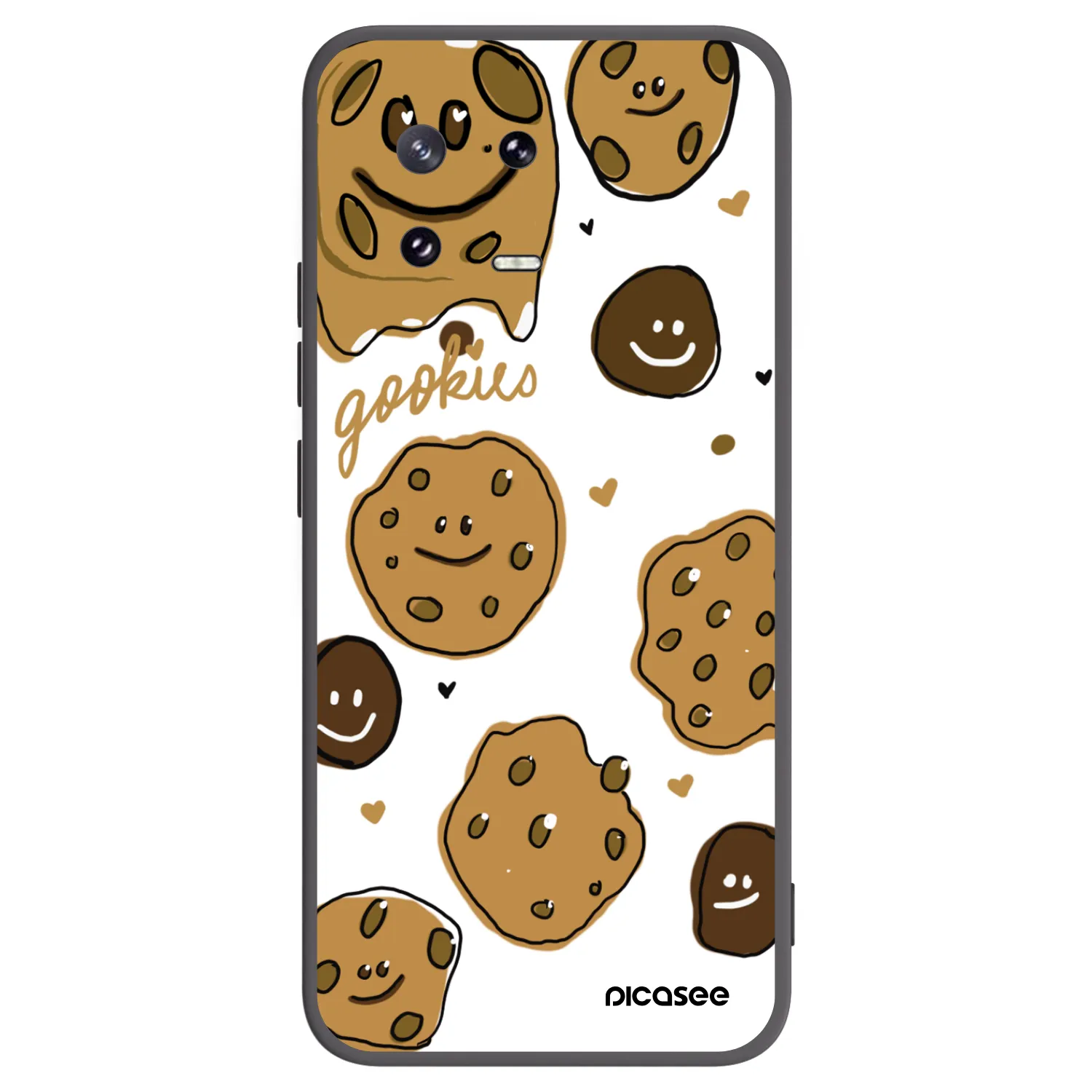 Picasee silikonowe czarne etui na Xiaomi 13 Pro - Gookies