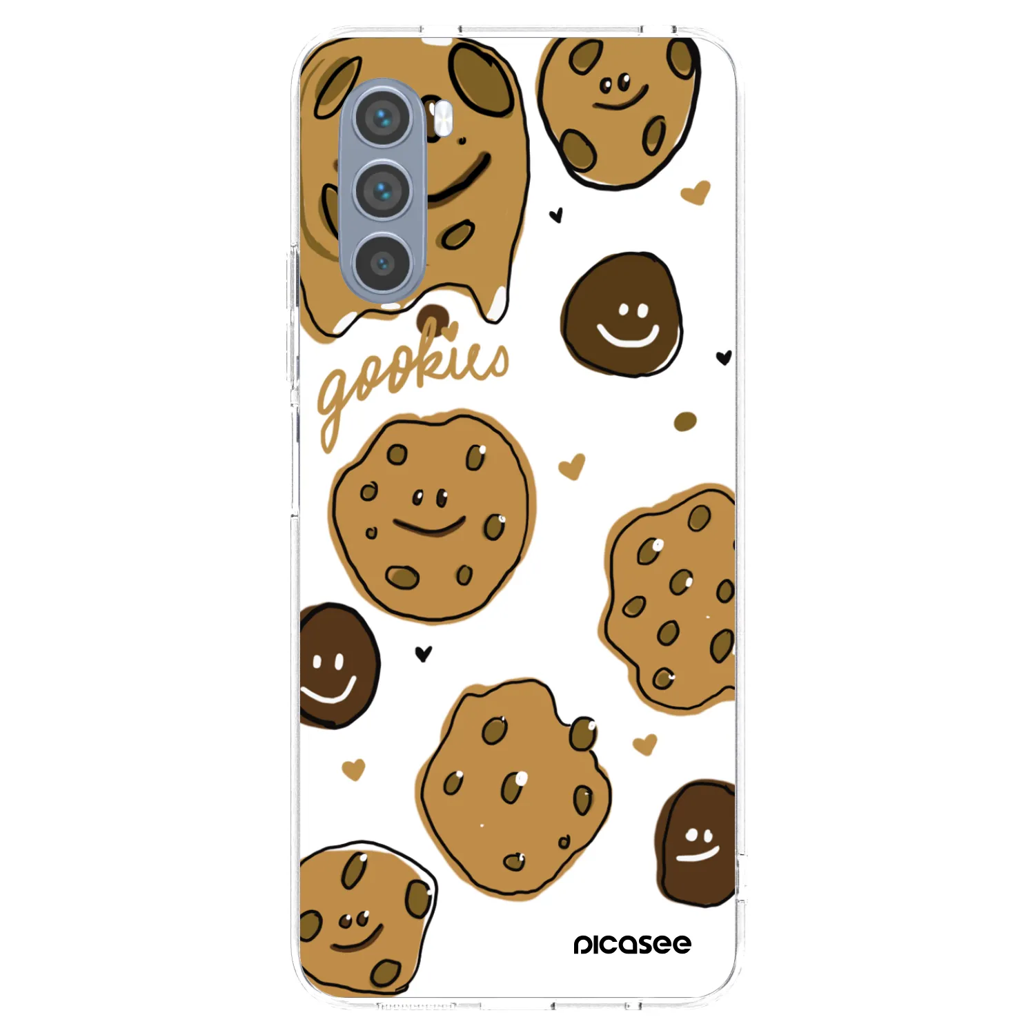 Picasee silikonowe przeźroczyste etui na Motorola Moto G62 - Gookies