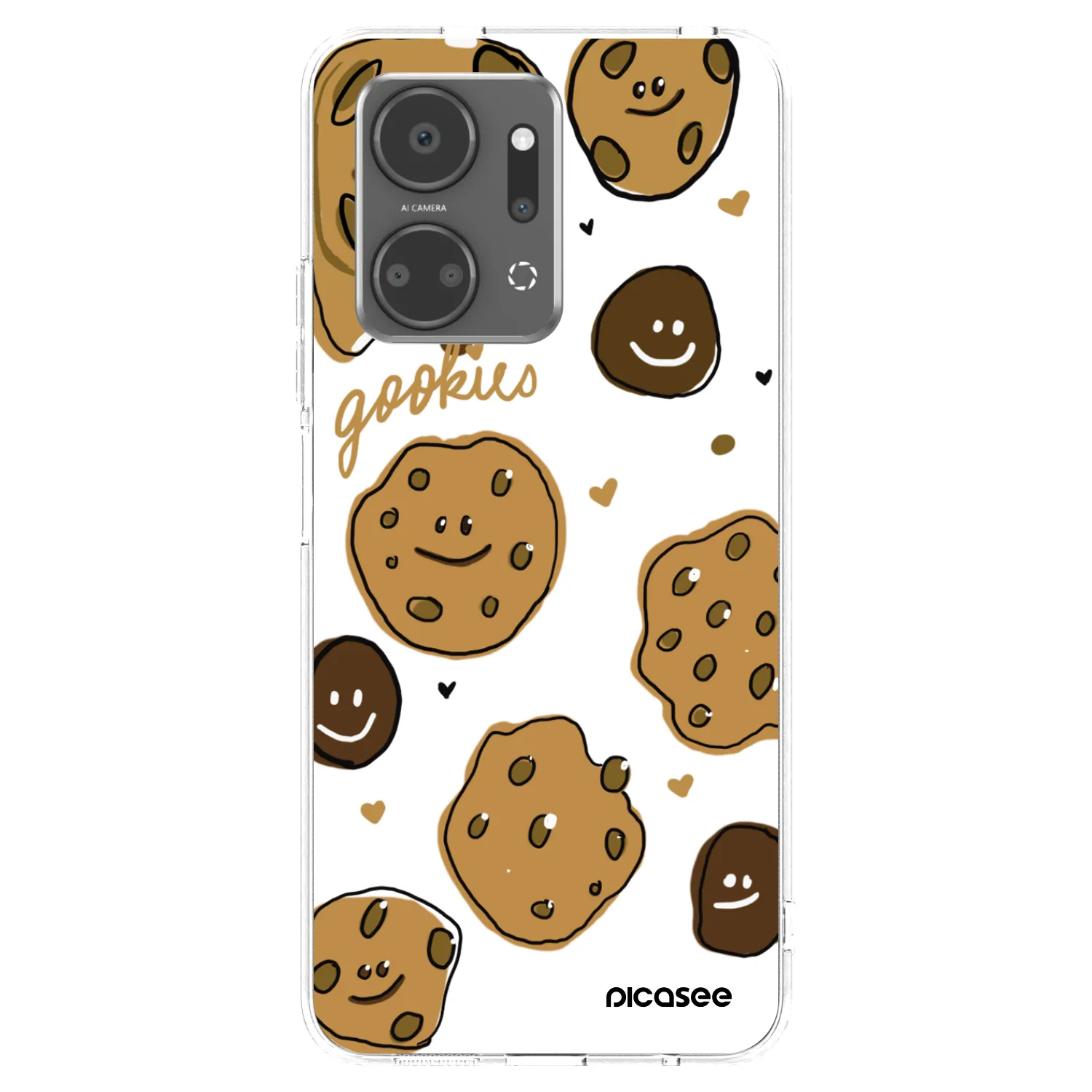 Picasee silikonowe przeźroczyste etui na Honor X7a - Gookies