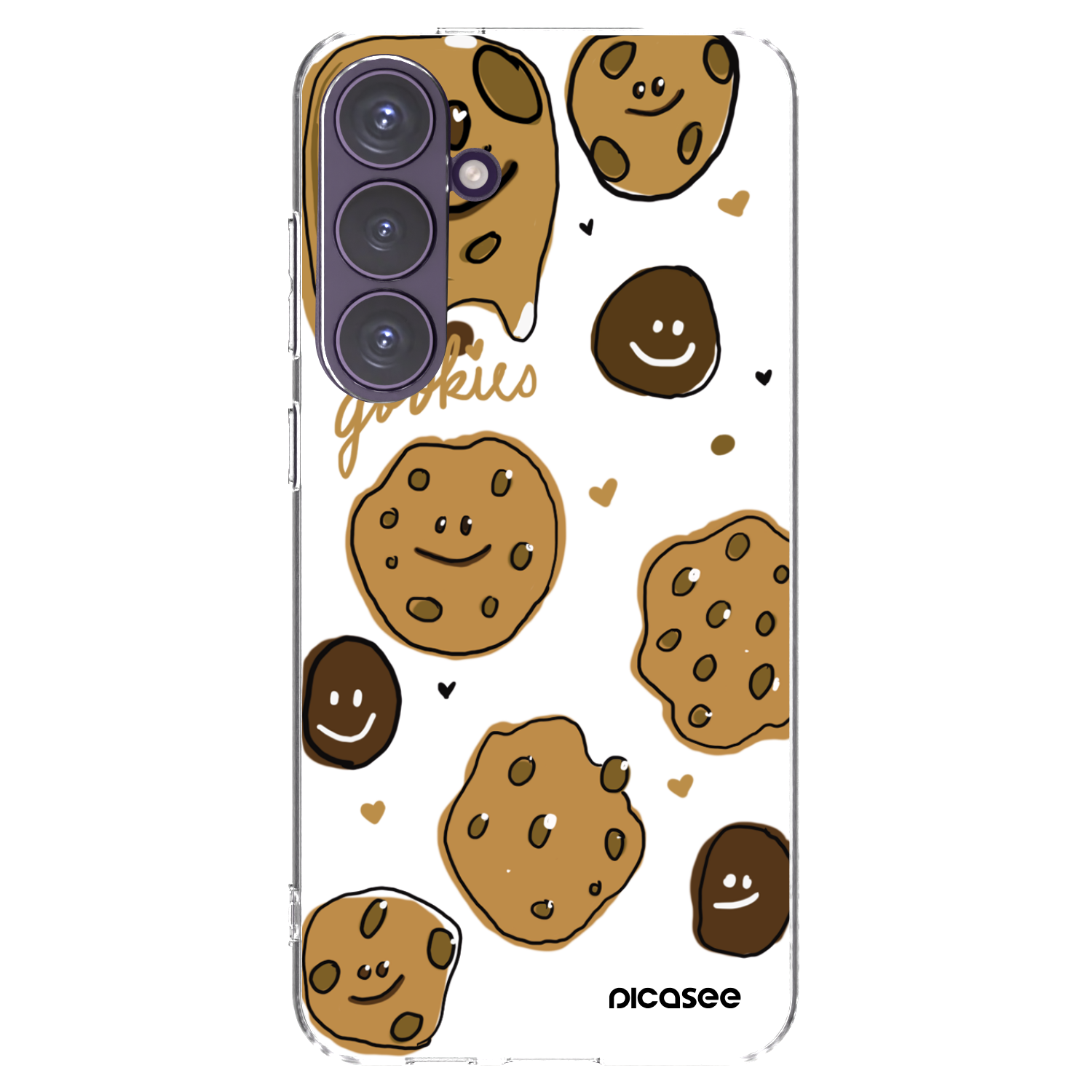 Picasee silikonowe przeźroczyste etui na Samsung Galaxy S24+ S926B 5G - Gookies