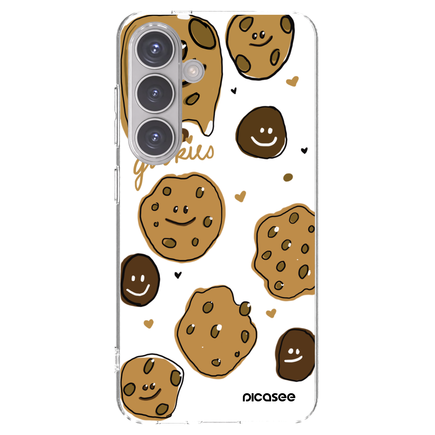 Picasee silikonowe przeźroczyste etui na Samsung Galaxy S24 S921B 5G - Gookies