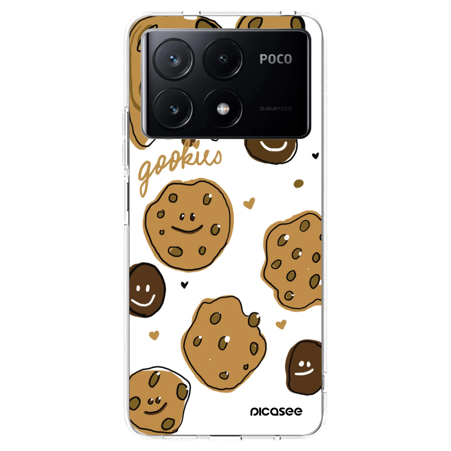 Picasee silikonowe przeźroczyste etui na Xiaomi Poco X6 Pro - Gookies