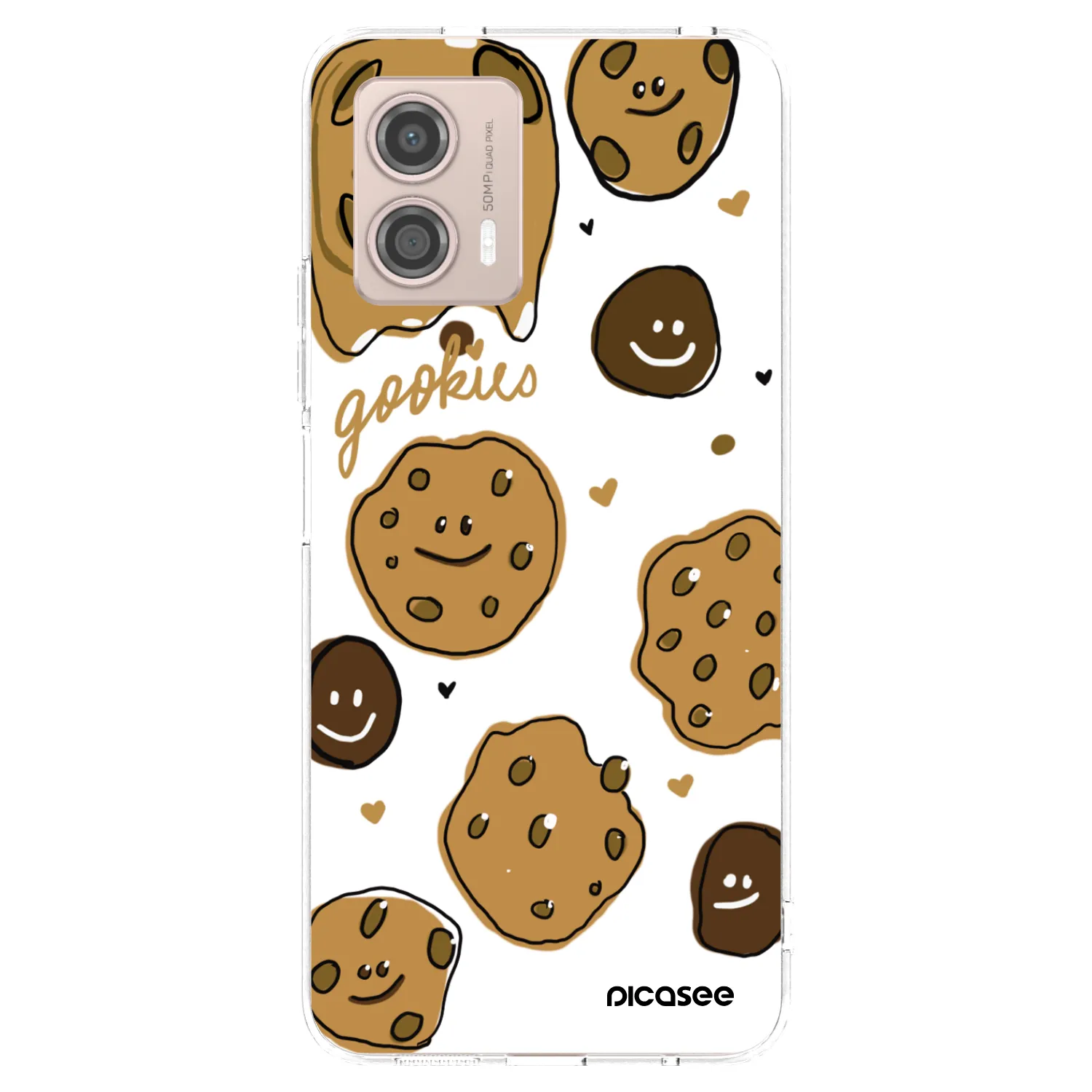 Picasee silikonowe przeźroczyste etui na Motorola Moto G53 5G - Gookies