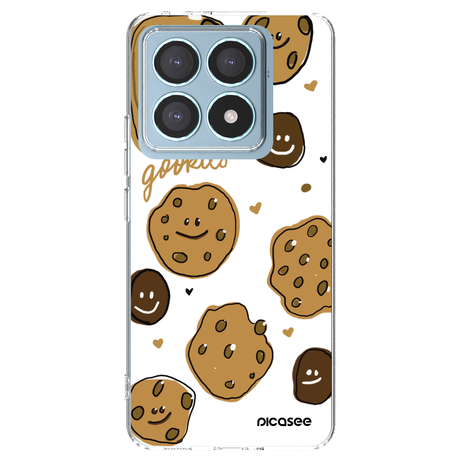 Picasee silikonowe przeźroczyste etui na Xiaomi 14T Pro - Gookies