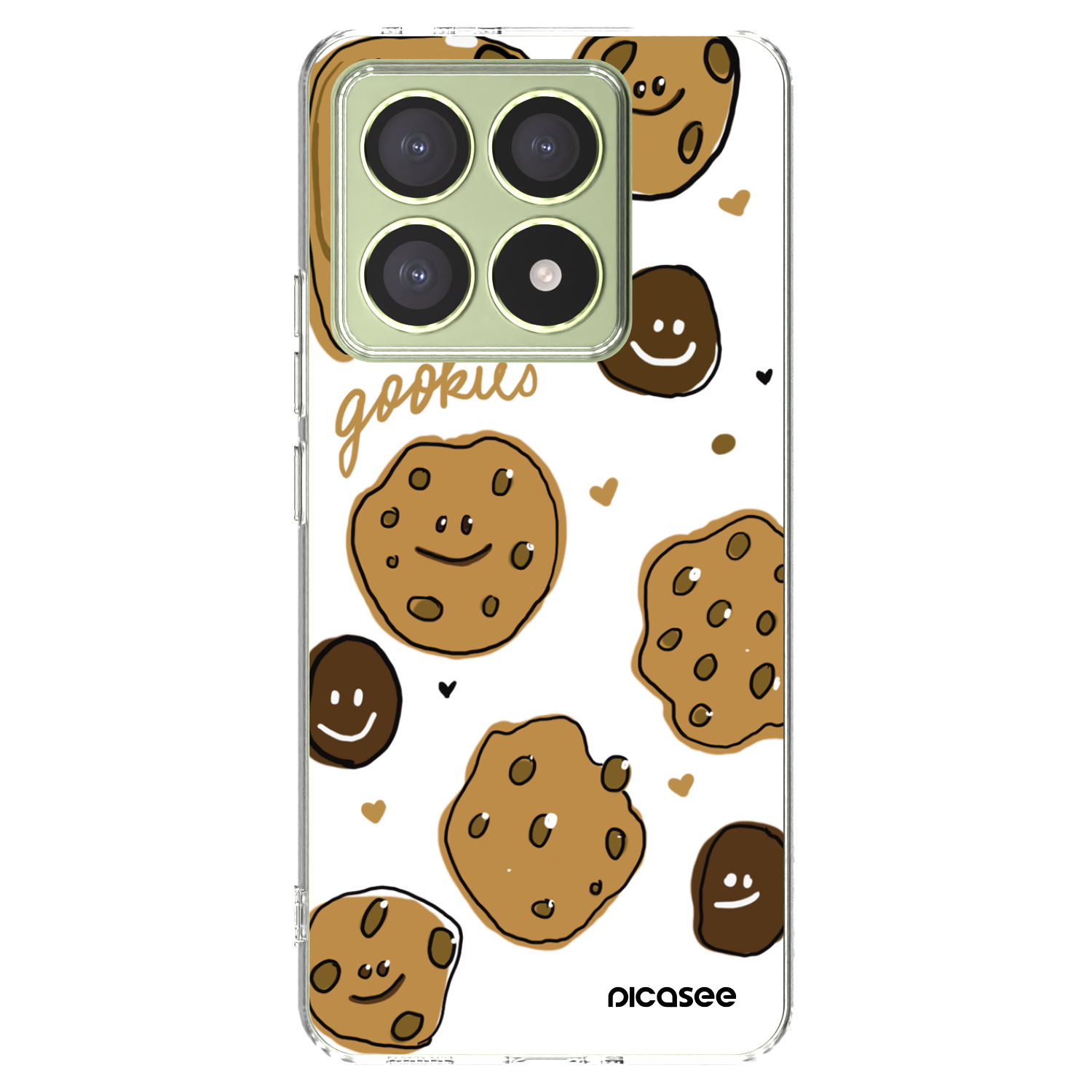 Picasee silikonowe przeźroczyste etui na Xiaomi 14T - Gookies