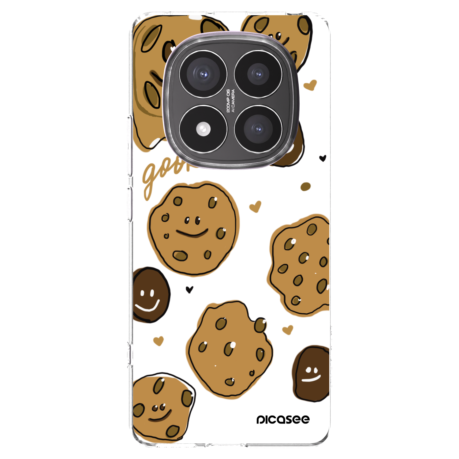 Picasee silikonowe przeźroczyste etui na Xiaomi Redmi Note 14 Pro+ 5G - Gookies