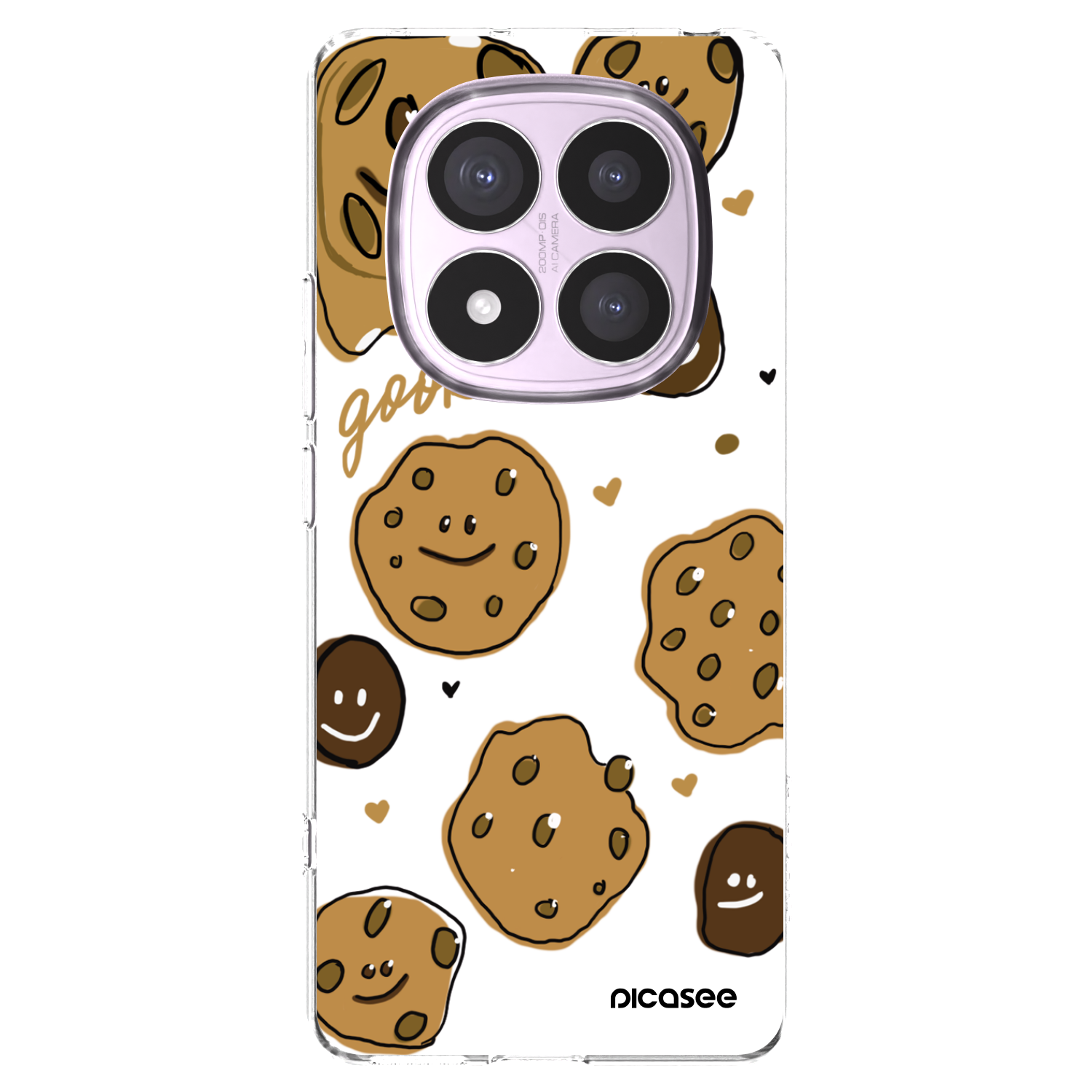 Picasee silikonowe przeźroczyste etui na Xiaomi Redmi Note 14 Pro 5G - Gookies