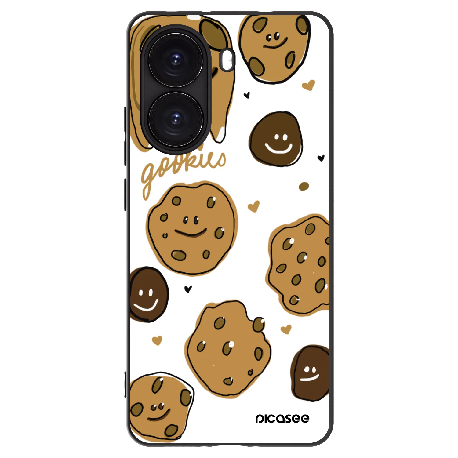 Picasee silikonowe czarne etui na Xiaomi Poco X7 Pro 5G - Gookies