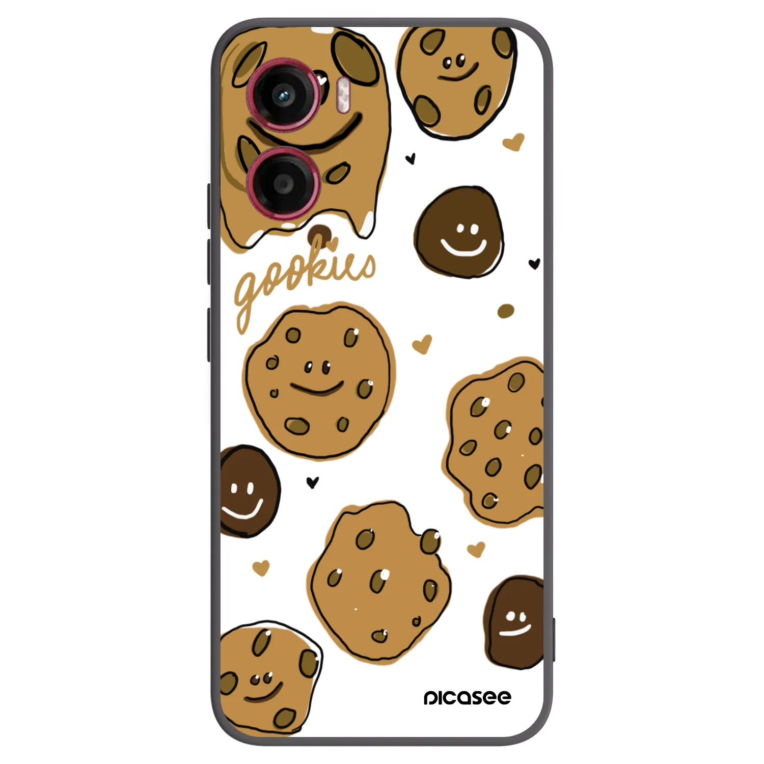 Picasee silikonowe czarne etui na Motorola Moto G05 - Gookies