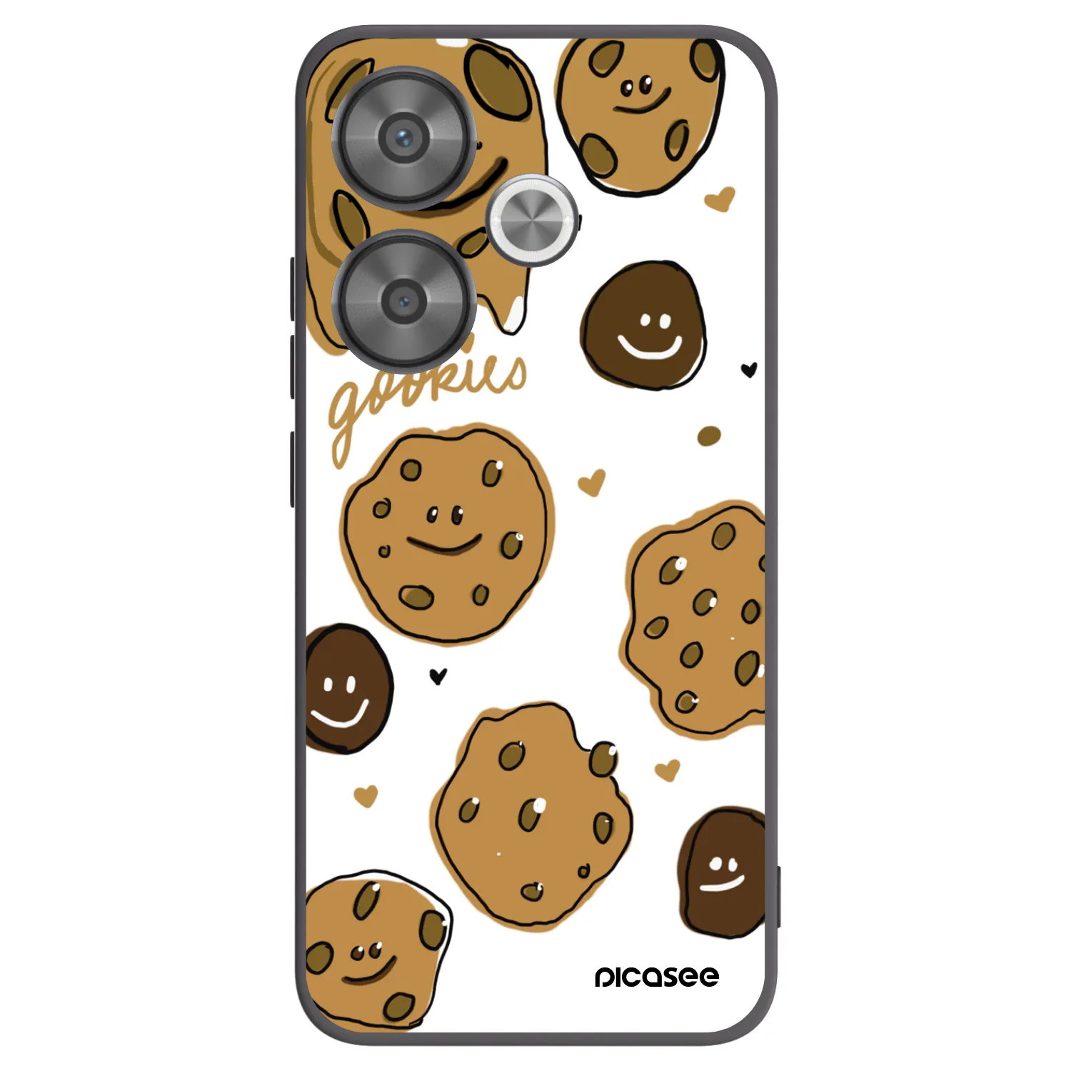 Picasee silikonowe czarne etui na Xiaomi Poco F6 - Gookies
