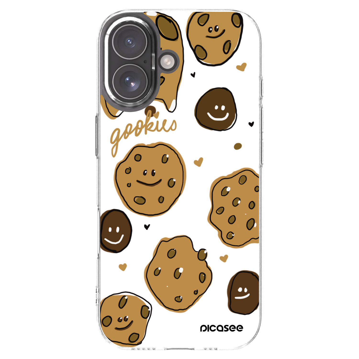 Picasee silikonowe przeźroczyste etui na Apple iPhone 17 - Gookies