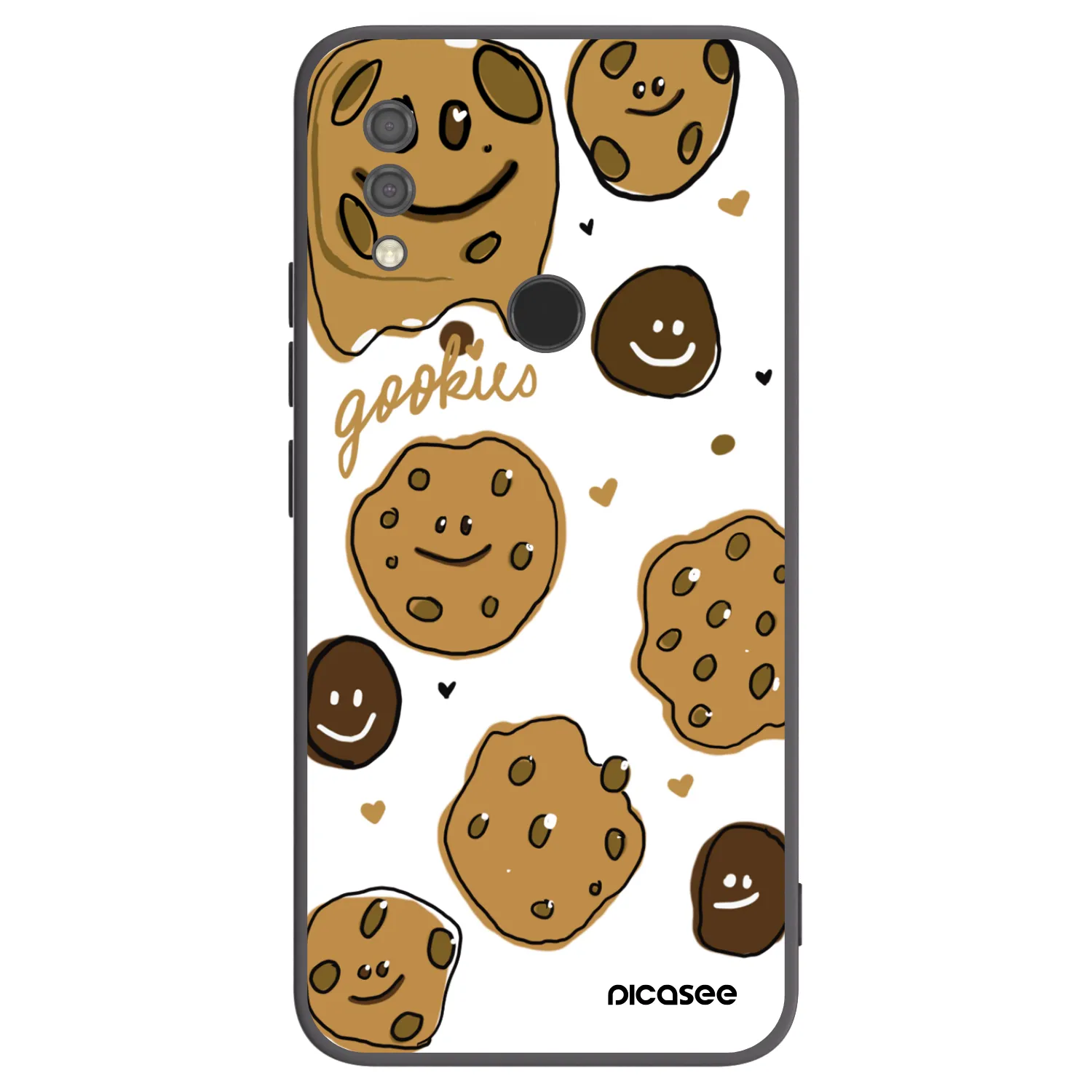 Picasee silikonowe czarne etui na Xiaomi Redmi 7 - Gookies