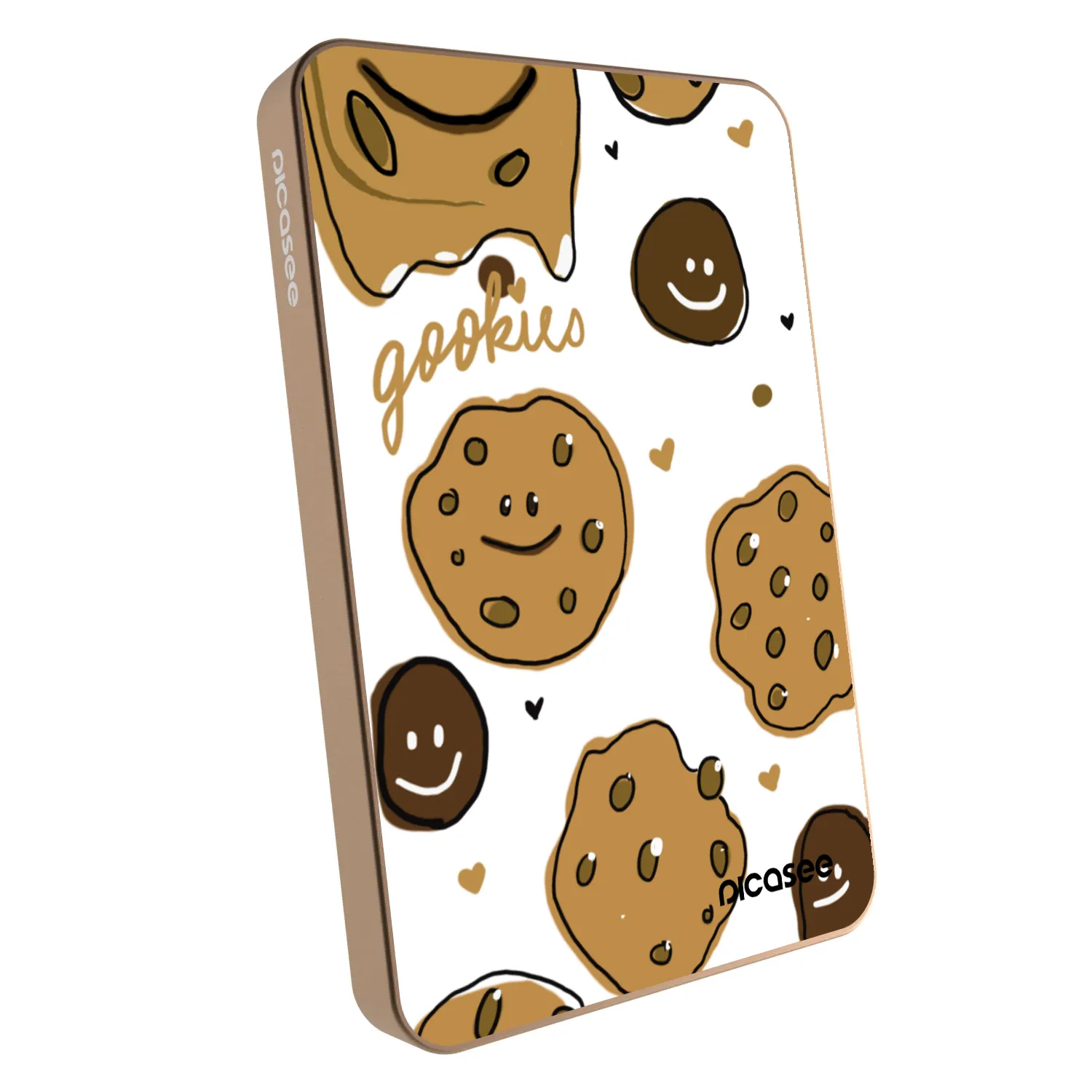 Picasee Powerbank z MagSafe 5 000 mAh Złoty - Gookies