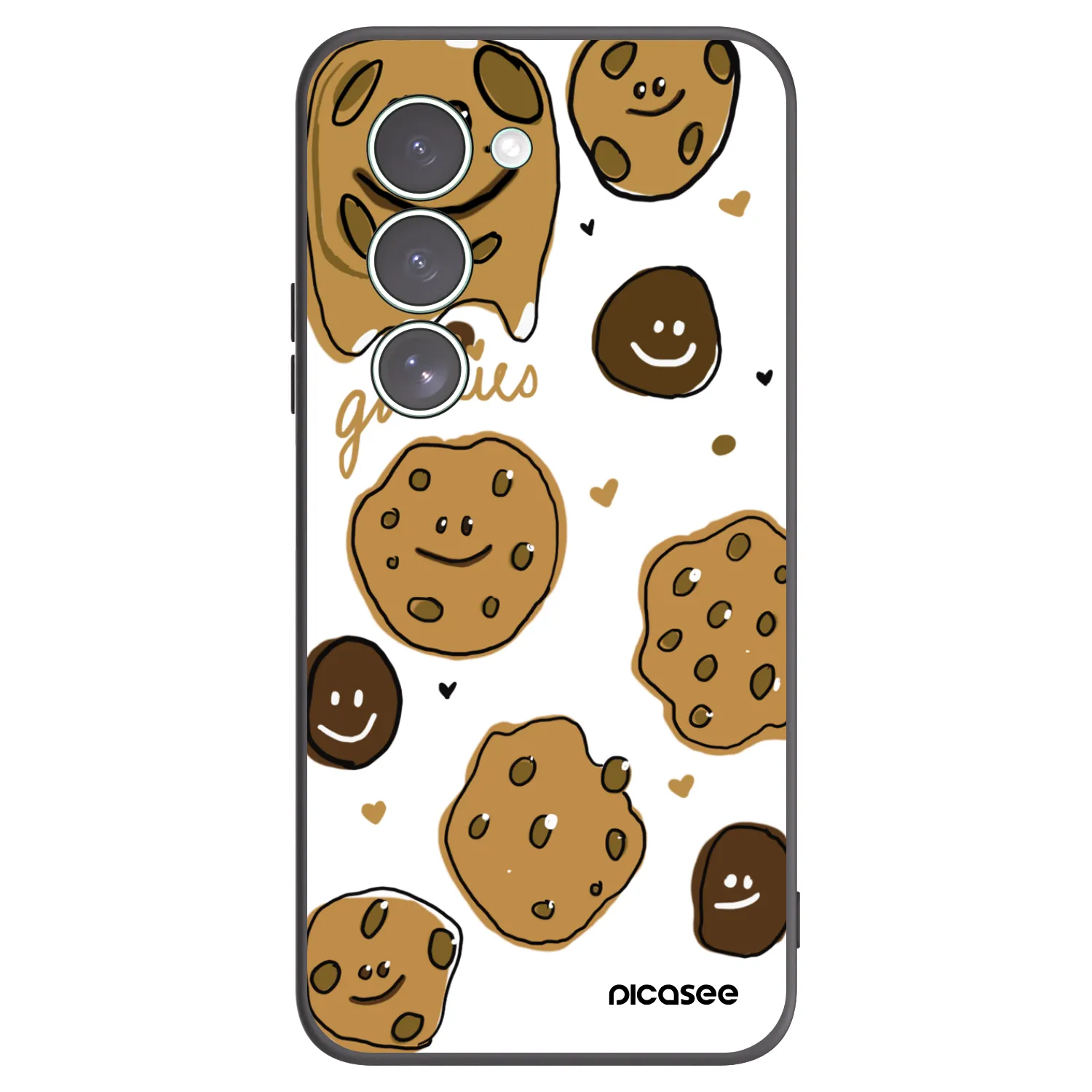 Picasee silikonowe czarne etui na Xiaomi Redmi 15 5G - Gookies