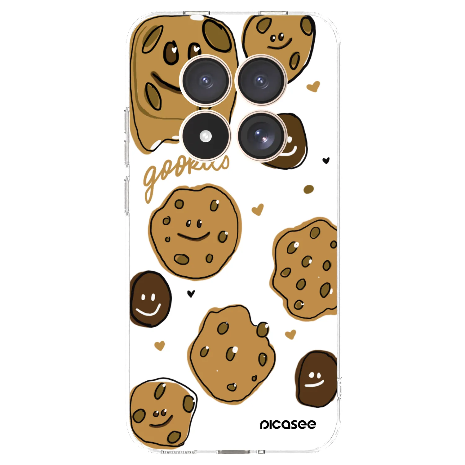 Picasee silikonowe przeźroczyste etui na Xiaomi Redmi Note 15 Pro 4G - Gookies
