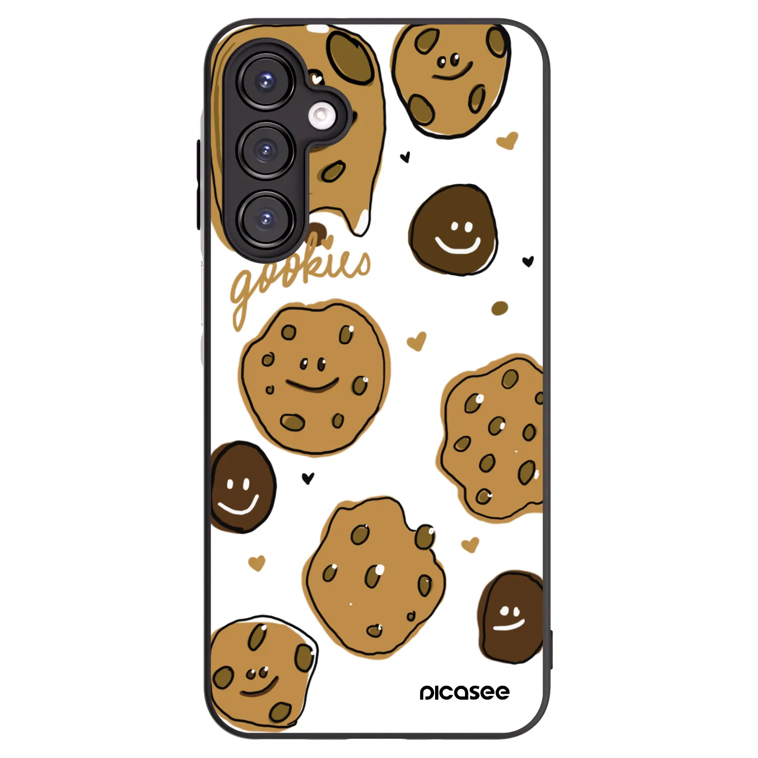 Picasee silikonowe czarne etui na Samsung Galaxy A16 4G - Gookies