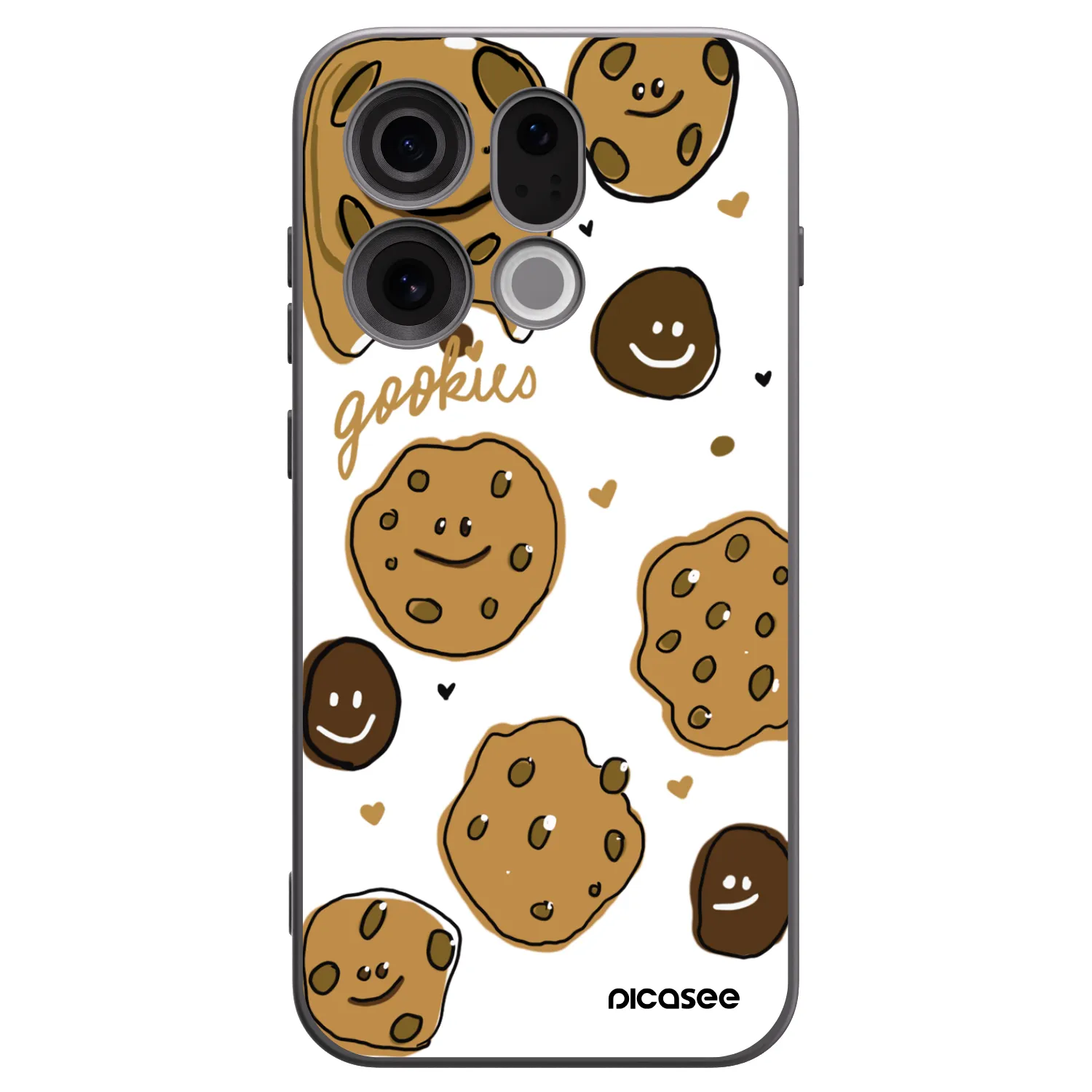 Picasee silikonowe czarne etui na OPPO Find X9 - Gookies