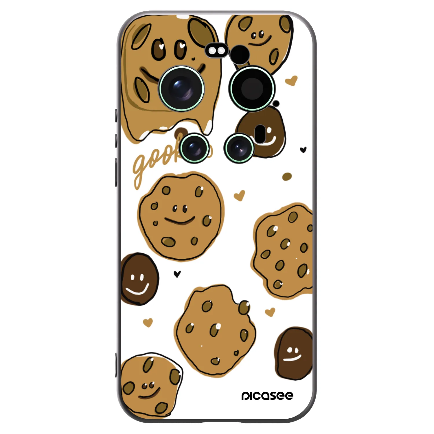 Picasee silikonowe czarne etui na Xiaomi 17 Ultra - Gookies