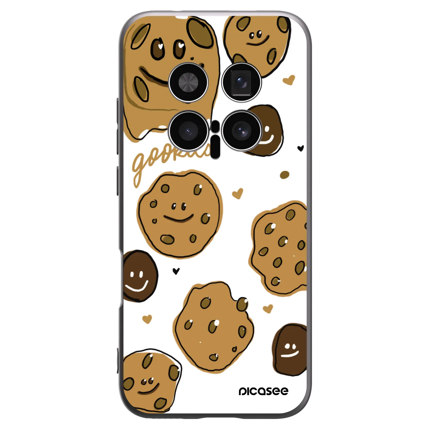 Picasee silikonowe czarne etui na Honor Magic8 Pro 5G - Gookies