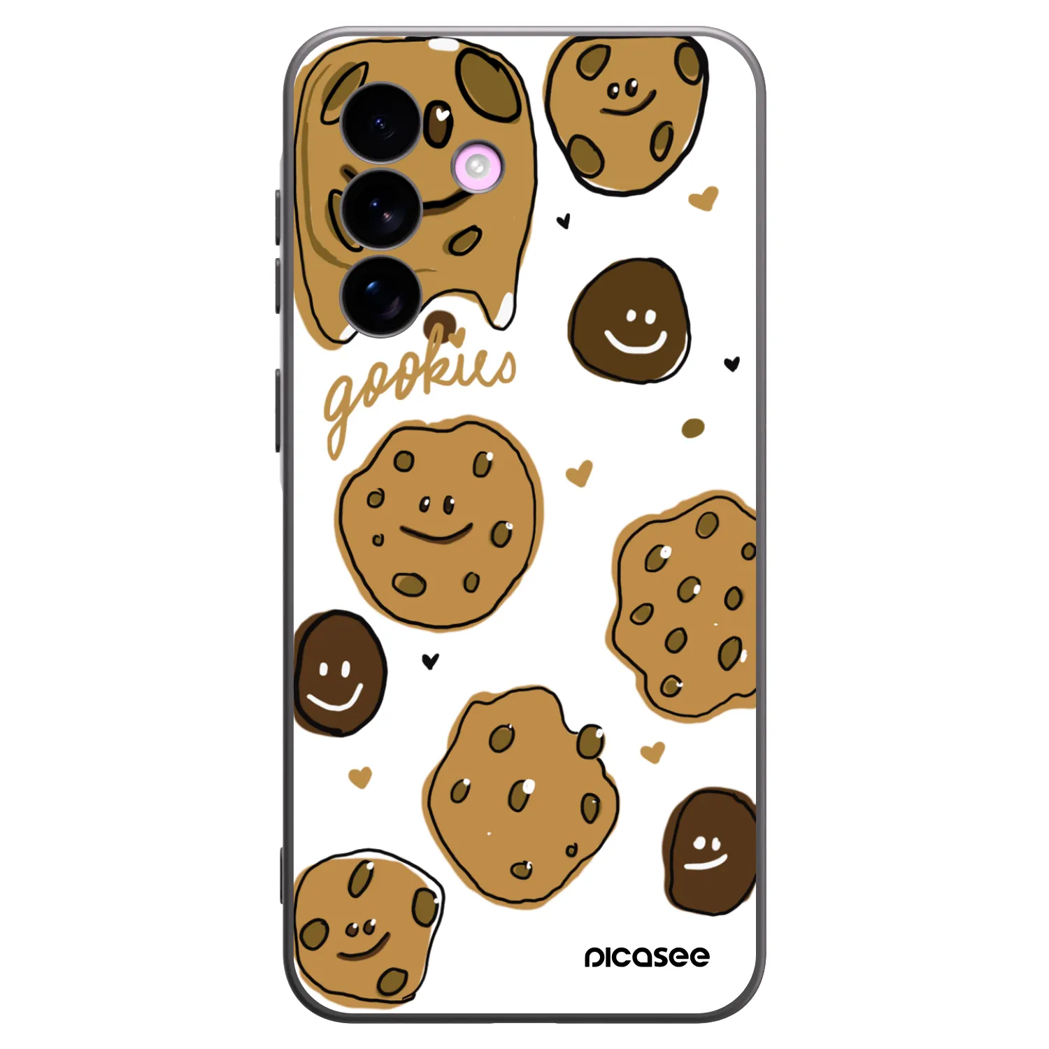 Picasee silikonowe czarne etui na Samsung Galaxy A57 5G - Gookies