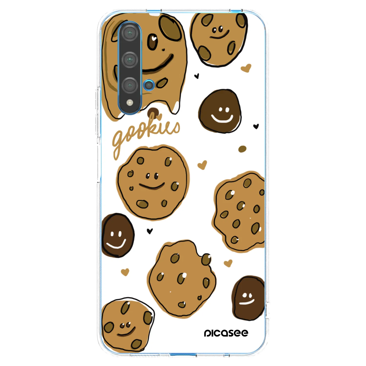 Picasee silikonowe przeźroczyste etui na Huawei Nova 5T - Gookies