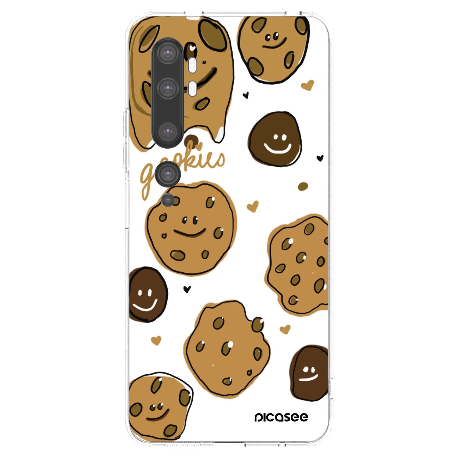 Picasee silikonowe przeźroczyste etui na Xiaomi Mi Note 10 (Pro) - Gookies