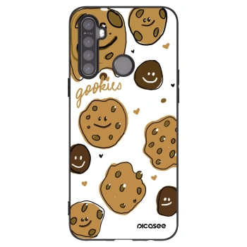Picasee silikonowe czarne etui na Realme 5 - Gookies