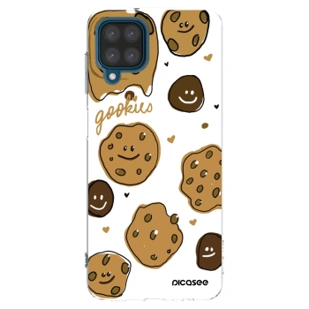 Picasee silikonowe przeźroczyste etui na Samsung Galaxy A12 A125F - Gookies