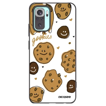 Picasee silikonowe czarne etui na Xiaomi Redmi Note 10 Pro - Gookies