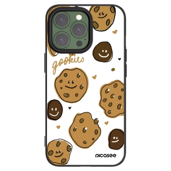 Picasee silikonowe czarne etui na Apple iPhone 13 Pro - Gookies