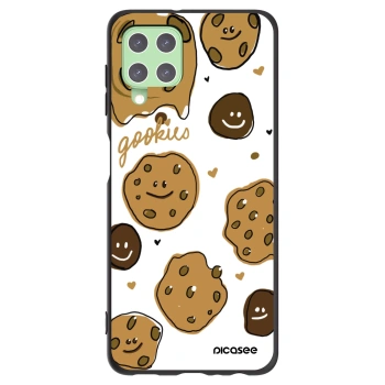 Picasee silikonowe czarne etui na Samsung Galaxy A22 A225F 4G - Gookies