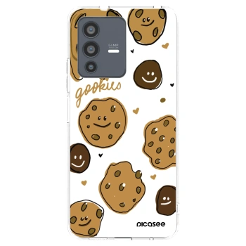 Picasee silikonowe przeźroczyste etui na Vivo V23 5G - Gookies
