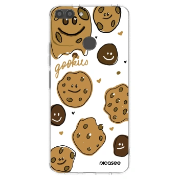 Picasee silikonowe przeźroczyste etui na Huawei P Smart - Gookies