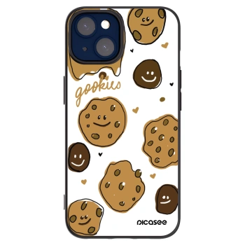Picasee silikonowe czarne etui na Apple iPhone 14 - Gookies