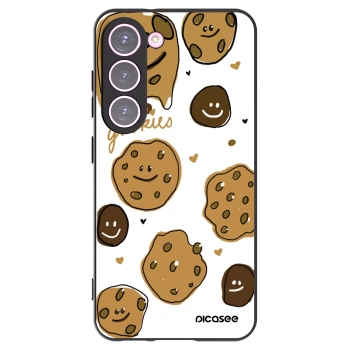 Picasee silikonowe czarne etui na Samsung Galaxy S23 5G - Gookies