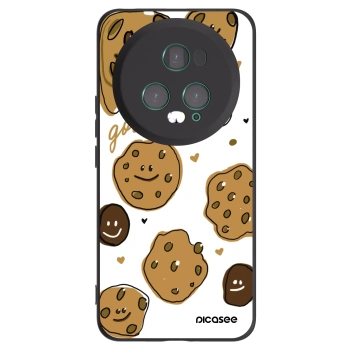 Picasee silikonowe czarne etui na Honor Magic5 Pro - Gookies