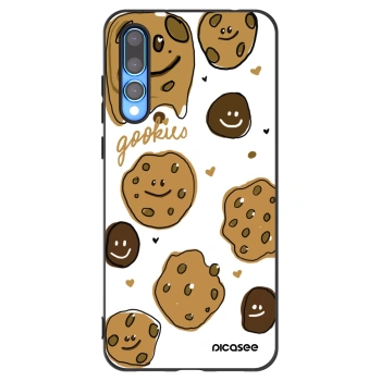 Picasee silikonowe czarne etui na Huawei P20 Pro - Gookies